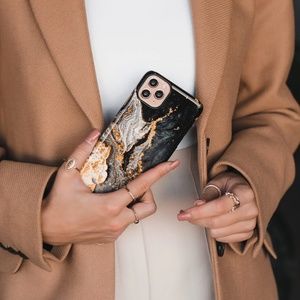 NWT Northern Lights - Marble iPhone 12 Case